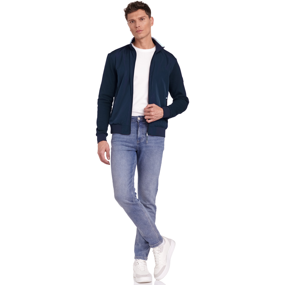 Herren Blouson in Unifarben