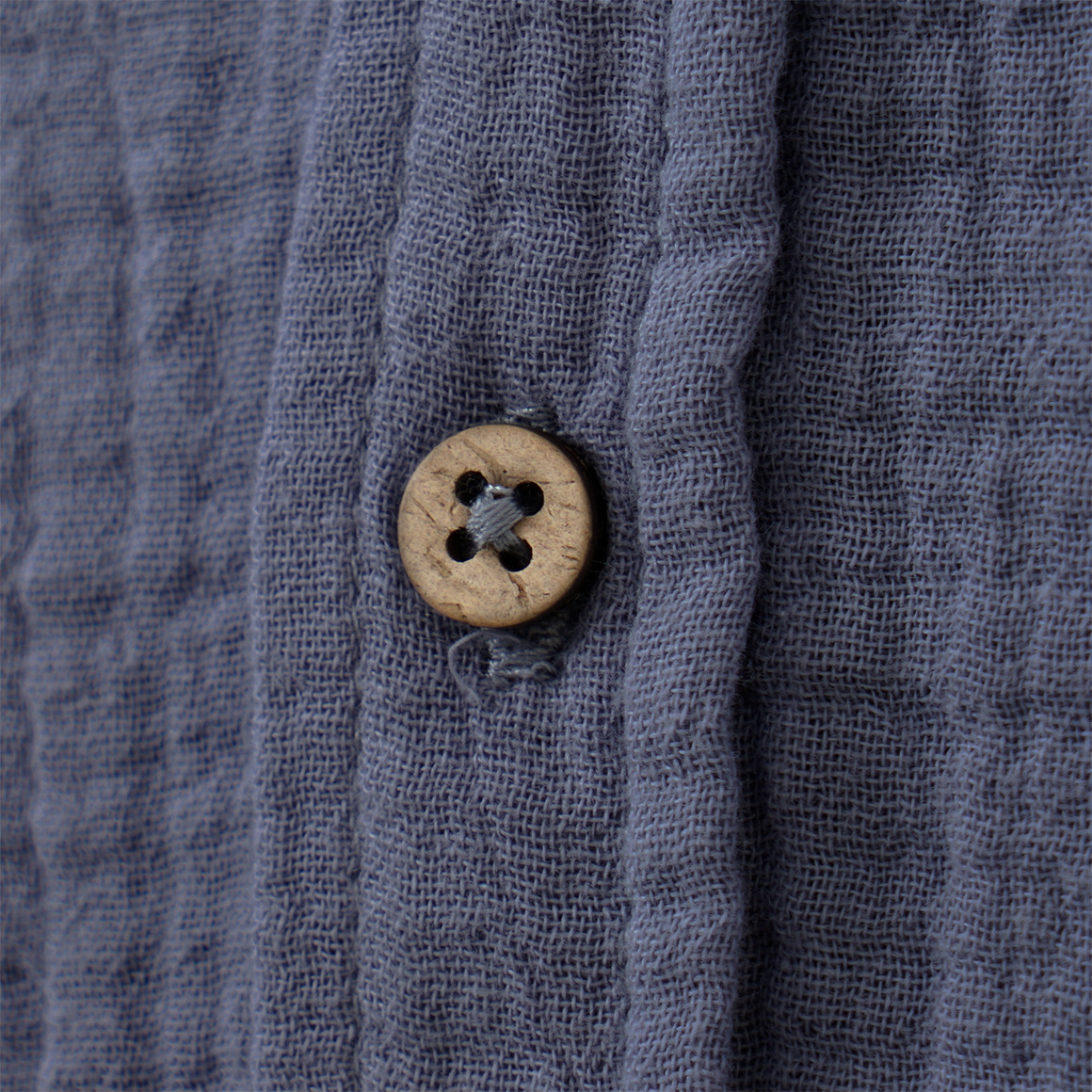 Jungen Musselin-Hemd mit Stehkragen