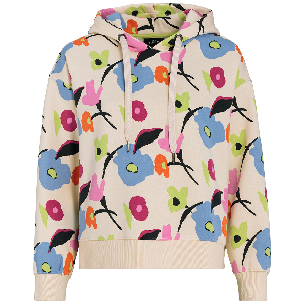 The Sea Stehkragen Sweatshirt Damen Pullover Blumen Damen Hoodie