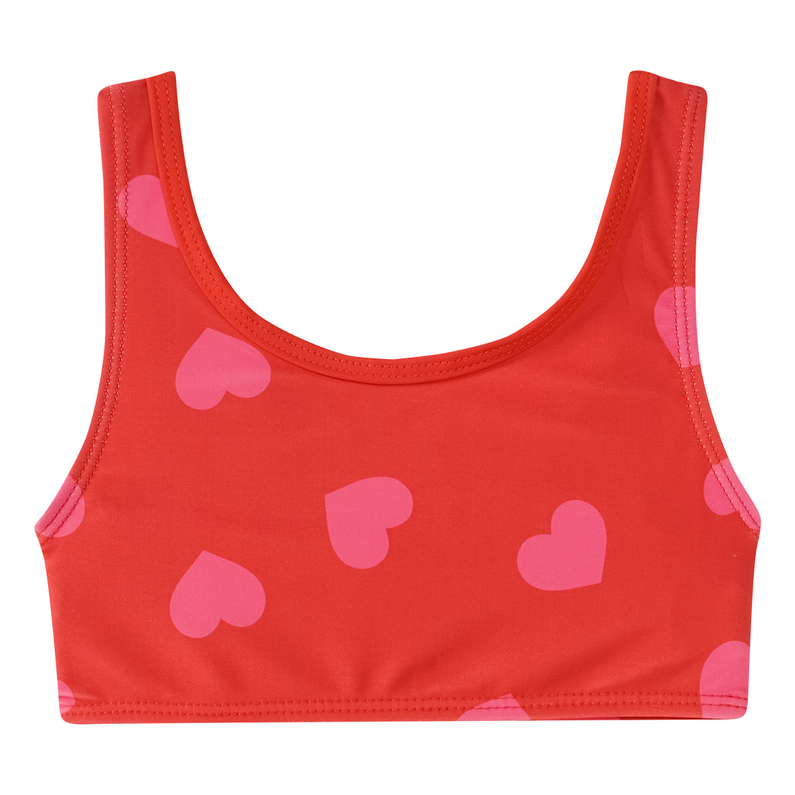 Mädchen Bikini mit Herz-Allover
