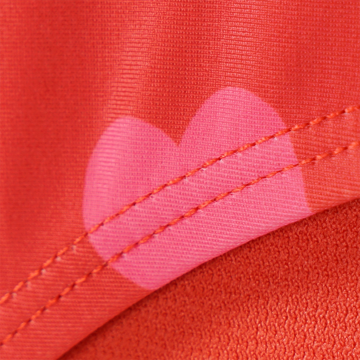 Meisjesbadpak met hartjes allover