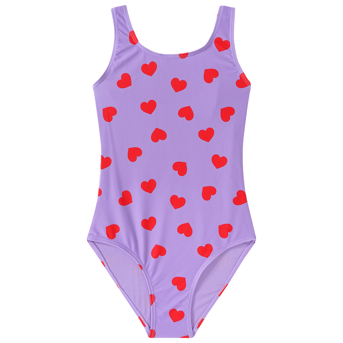 Mädchen Badeanzug mit Herz-Allover
