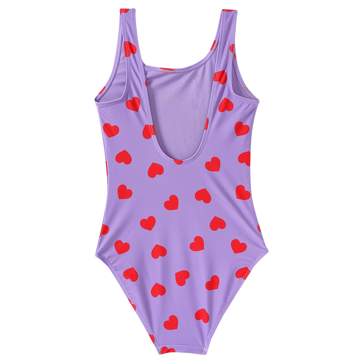 Mädchen Badeanzug mit Herz-Allover
