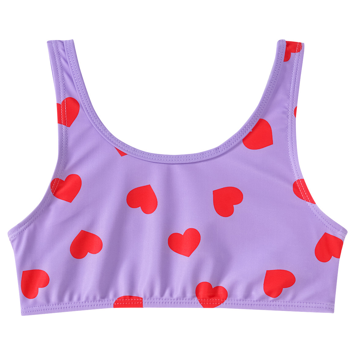 Mädchen Bikini mit Herz-Allover