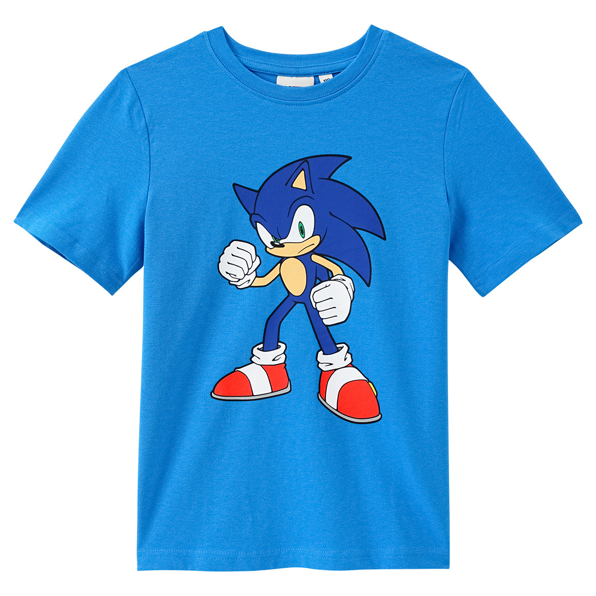 SONIC THE HEDGEHOG Jungen T-Shirt Schwarz – Let's Go Design Mit Ringen, 100% Baumwolle
