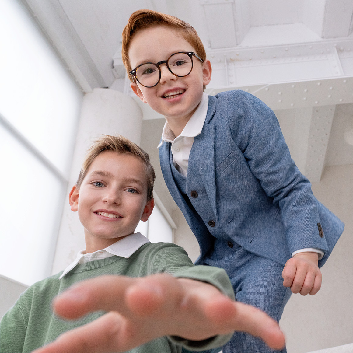 Jongensblazer met reverskraag