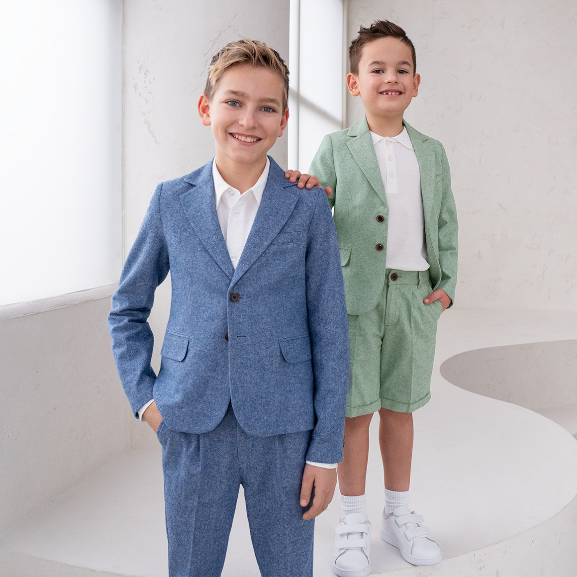 Jungen Blazer mit Reverskragen