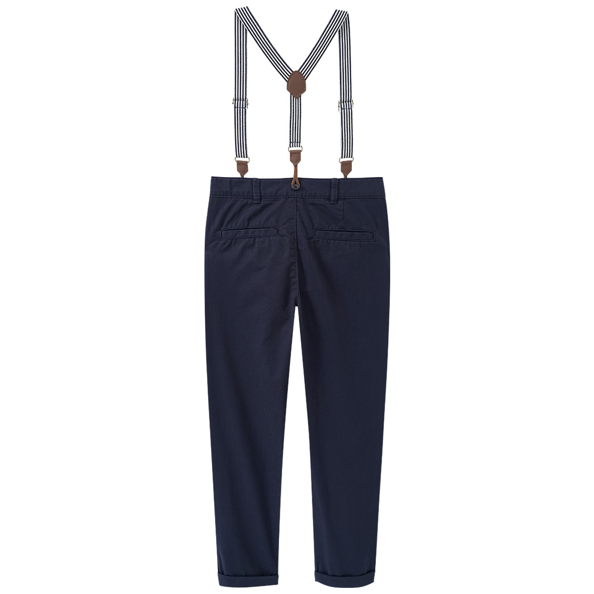 Jungen Chinohose mit Hosenträgern