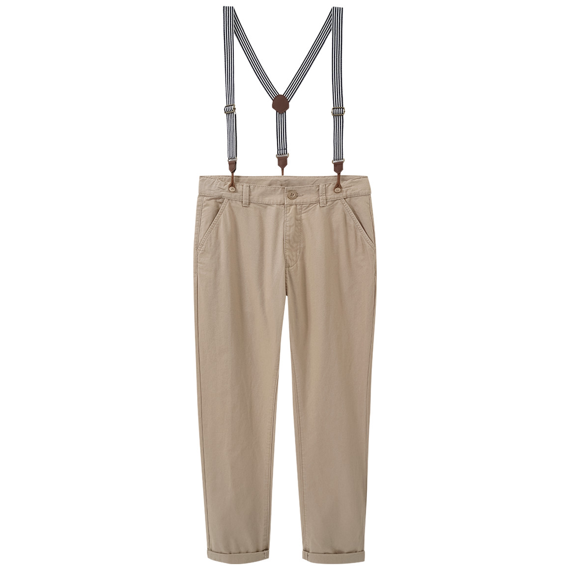 Jungen Chinohose mit Hosenträgern