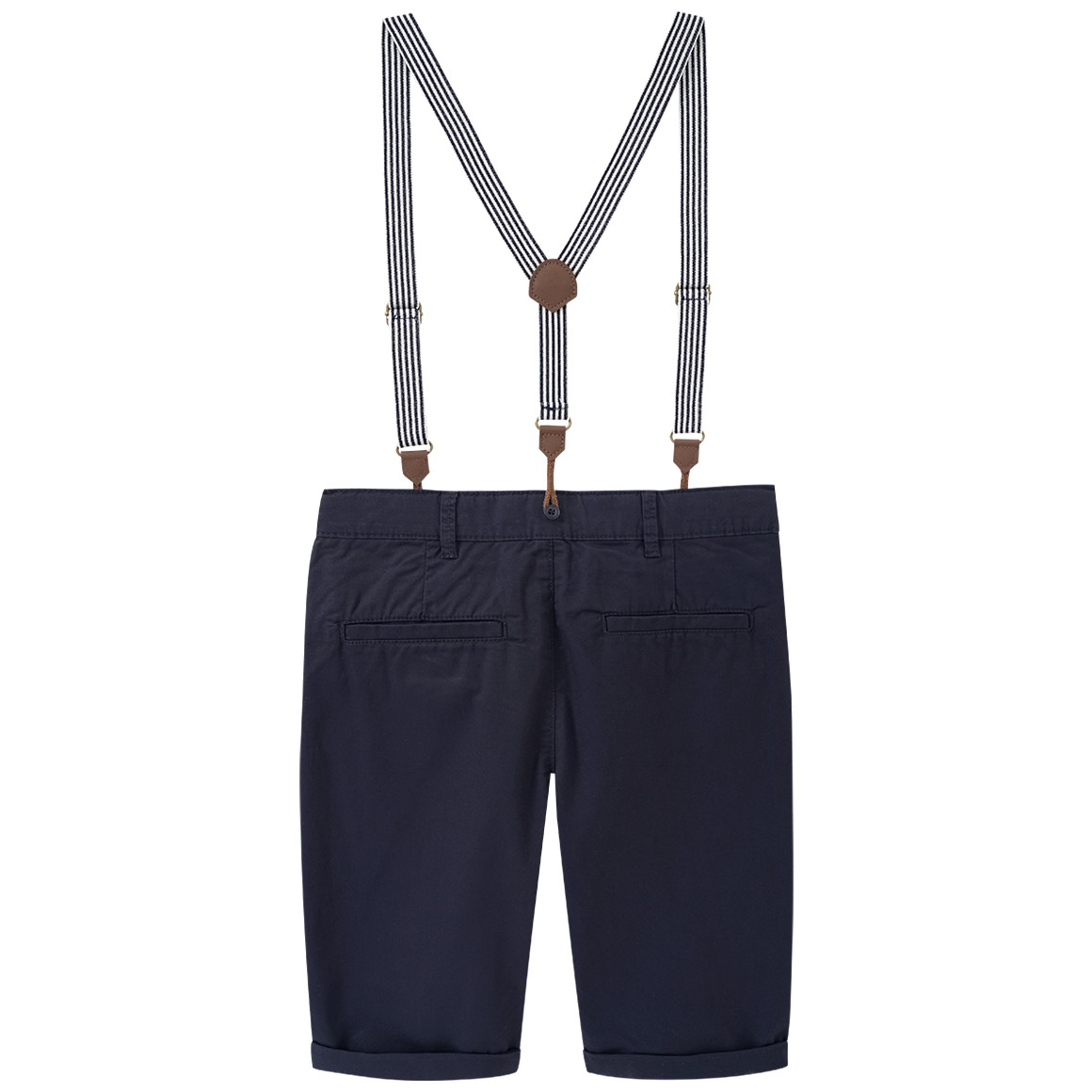 Jungen Chinoshorts mit Hosenträgern