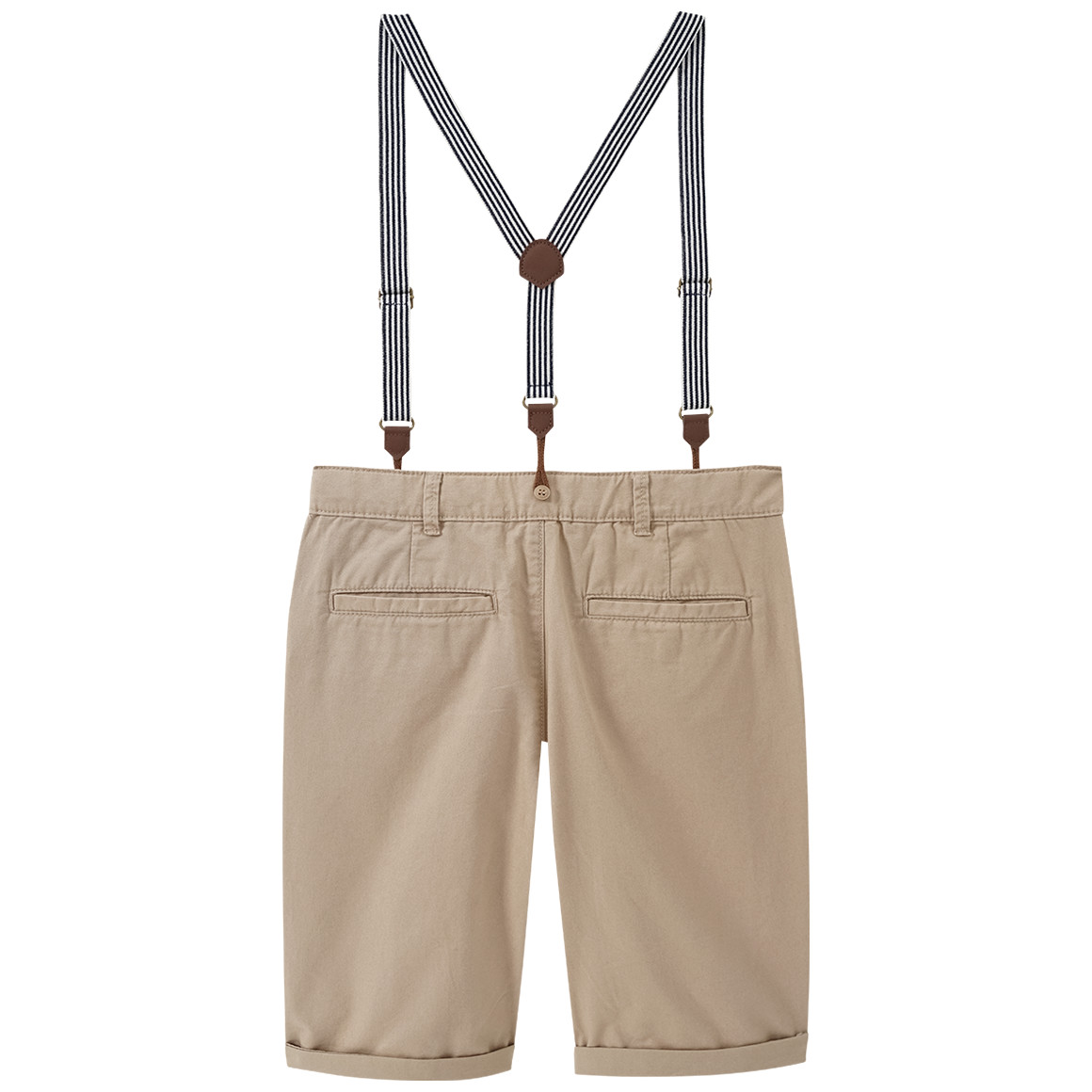 Jungen Chinoshorts mit Hosenträgern