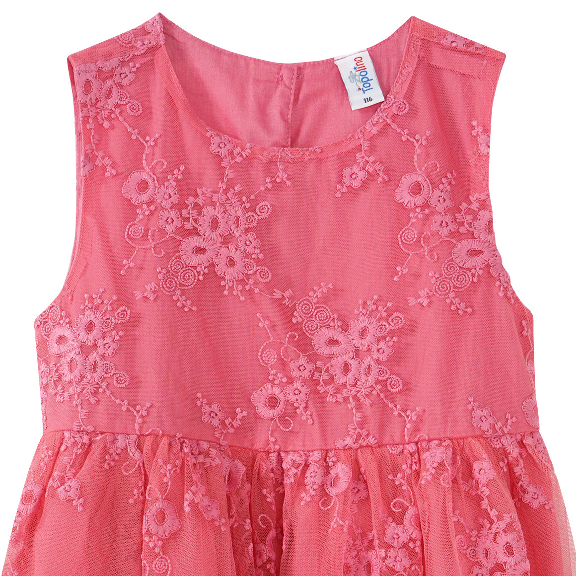 Mädchen Kleid mit Stickereien