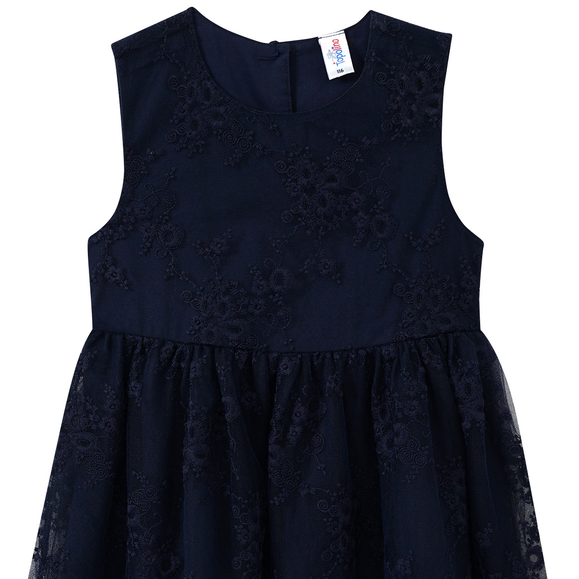 Mädchen Kleid mit Stickereien