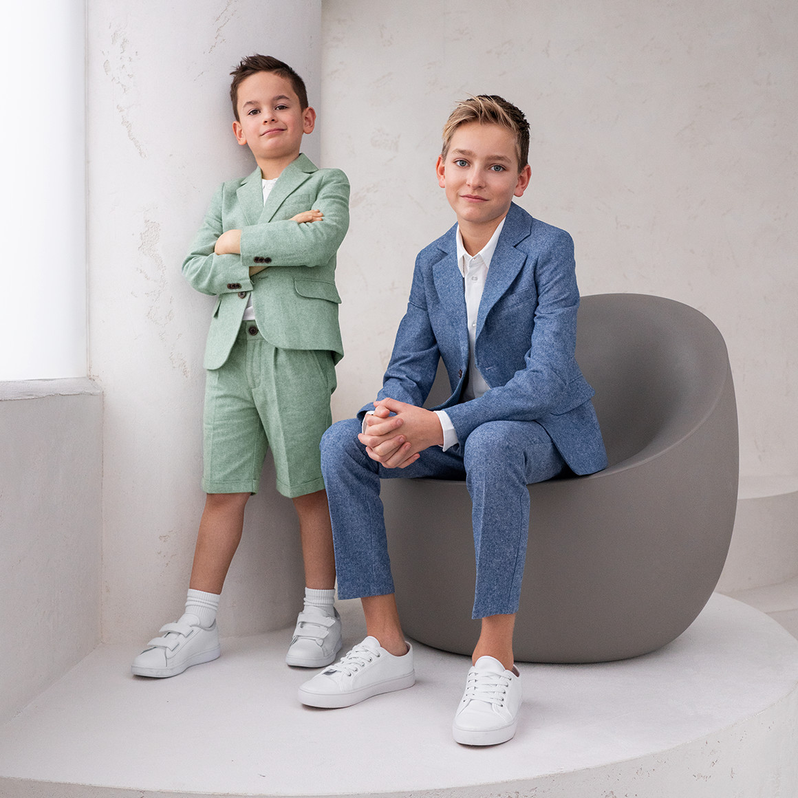 Jungen Blazer mit Reverskragen