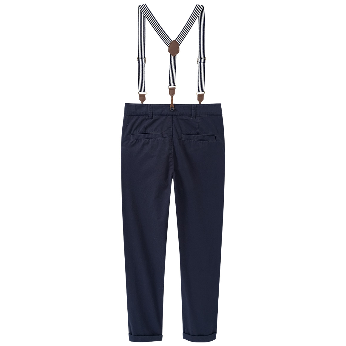 Jungen Chinohose mit Hosenträgern