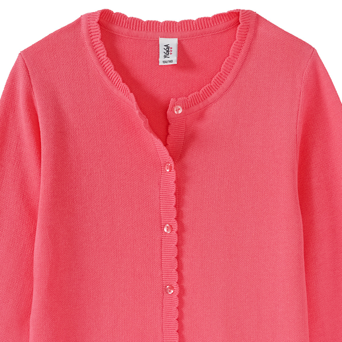 Meisjescardigan met knoopsluiting