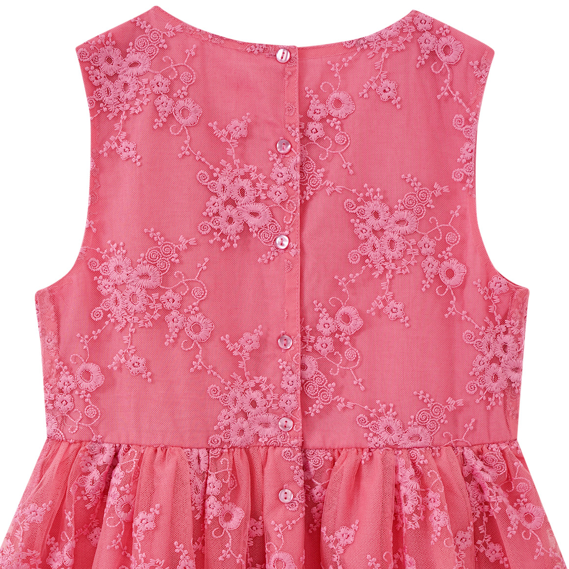 Mädchen Kleid mit Stickereien