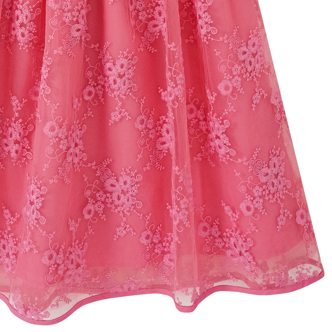 Mädchen Kleid mit Stickereien