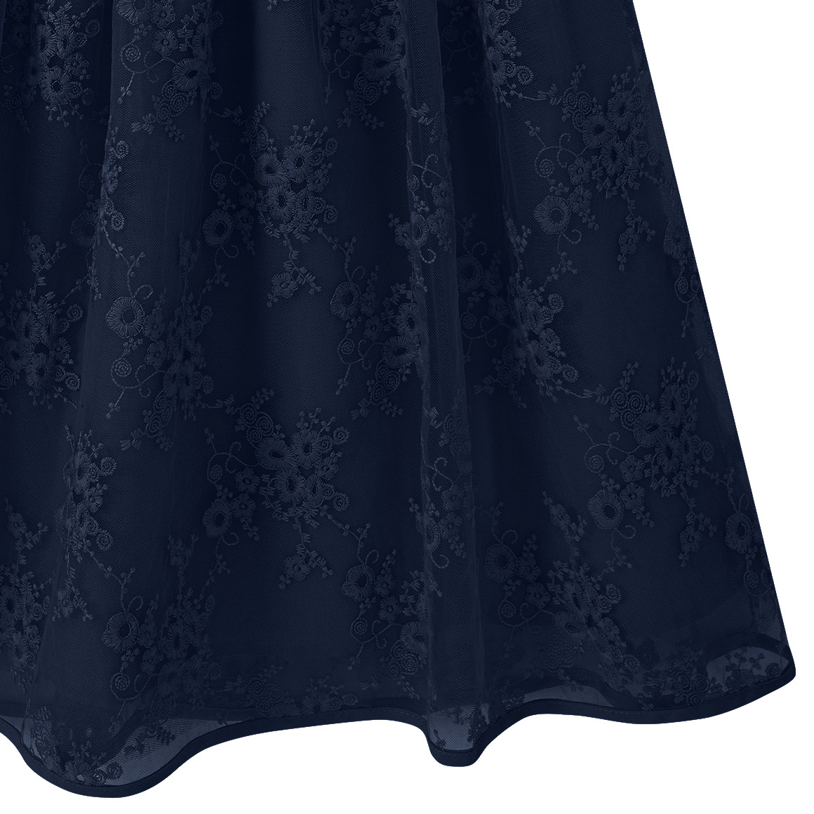 Mädchen Kleid mit Stickereien