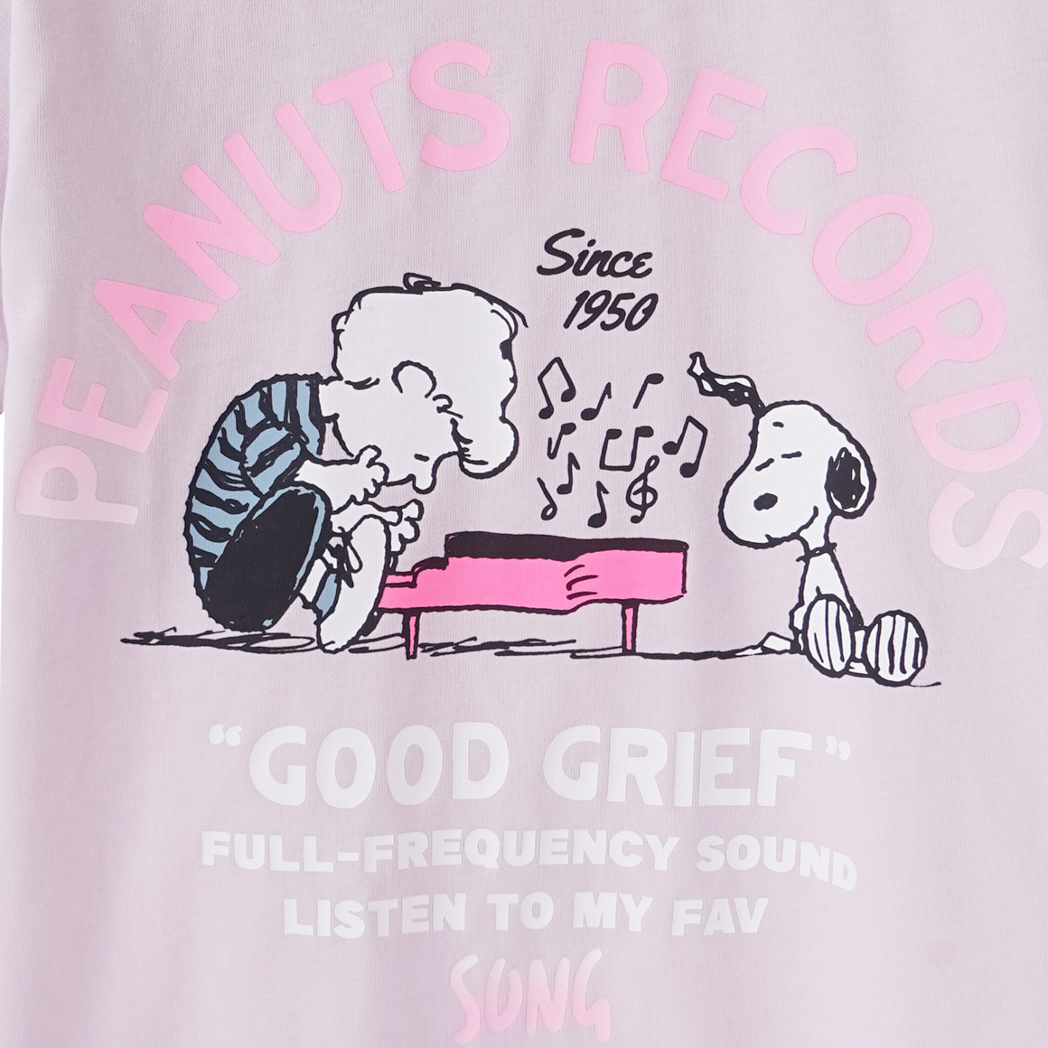 Peanuts T-Shirt mit Brust-Print