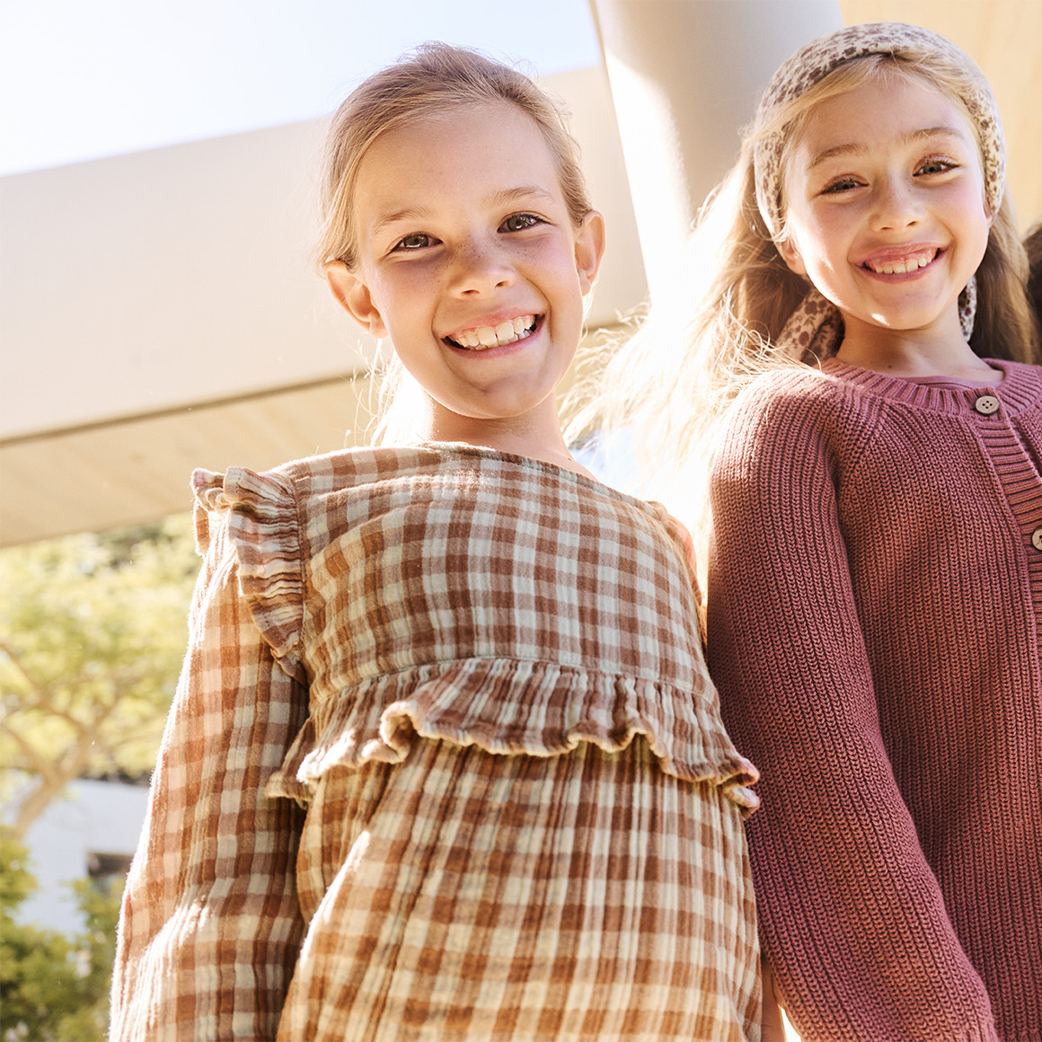 Mädchen Kleid aus Musselin
