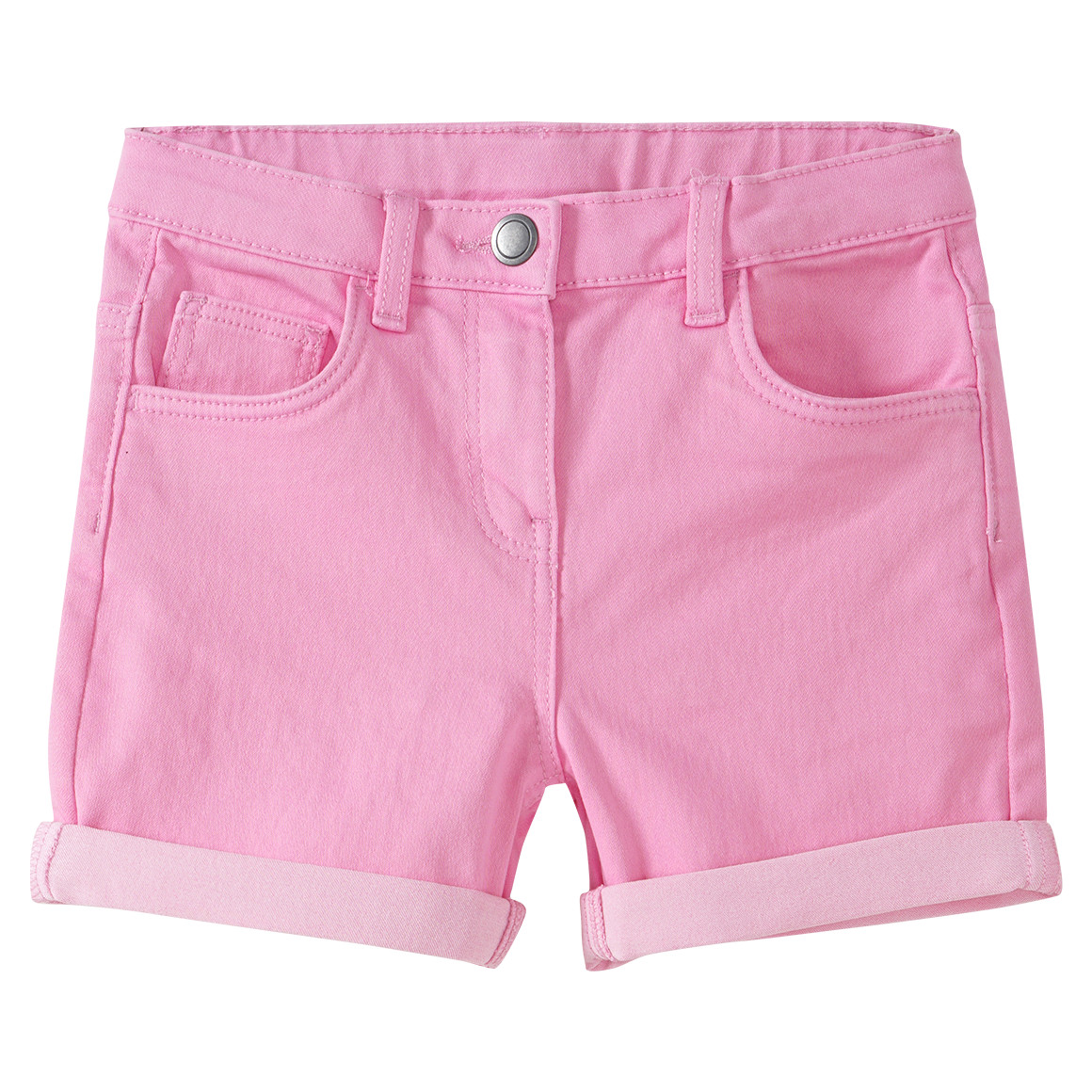 3 Mädchen Jeansshorts im Five-Pocket-Style