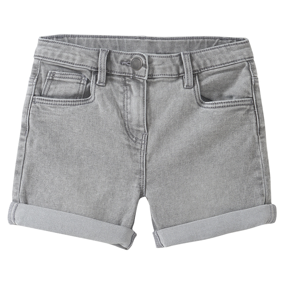 3 Mädchen Jeansshorts im Five-Pocket-Style