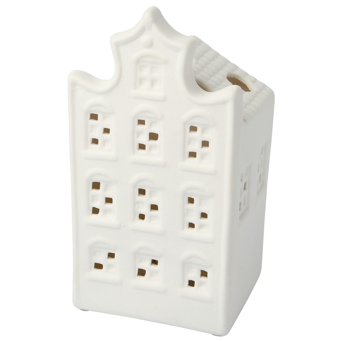 LED decoratief huis van porselein