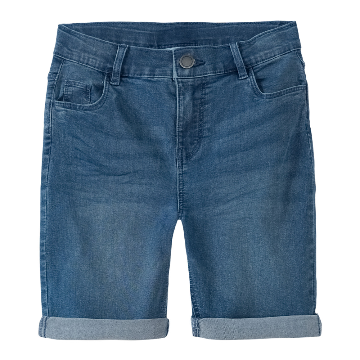 3 Jungen Jeansshorts im Basic-Look
