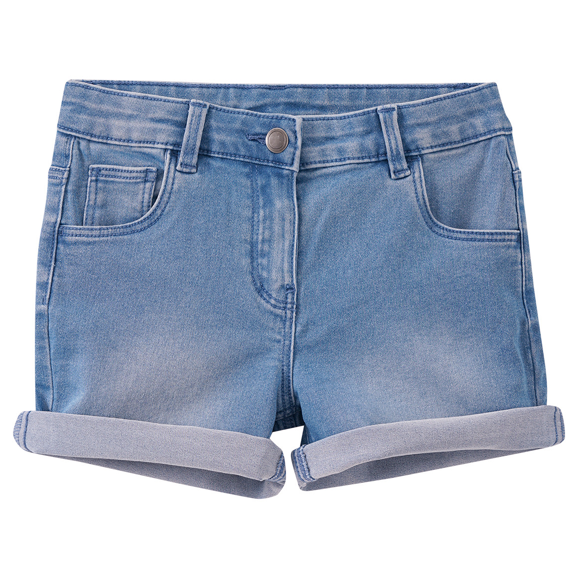 3 Mädchen Jeansshorts im Five-Pocket-Style