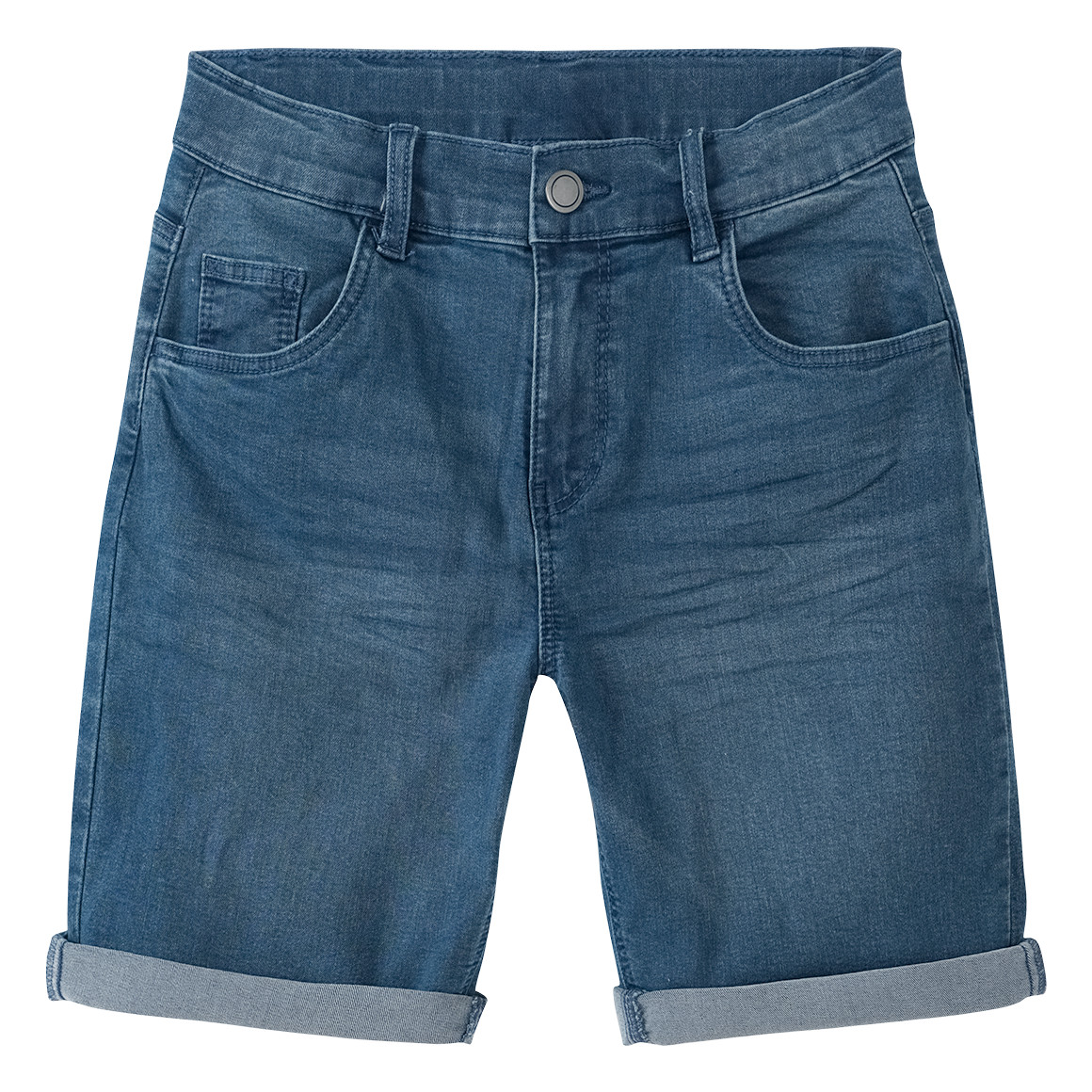 3 basic jeansshorts voor jongens