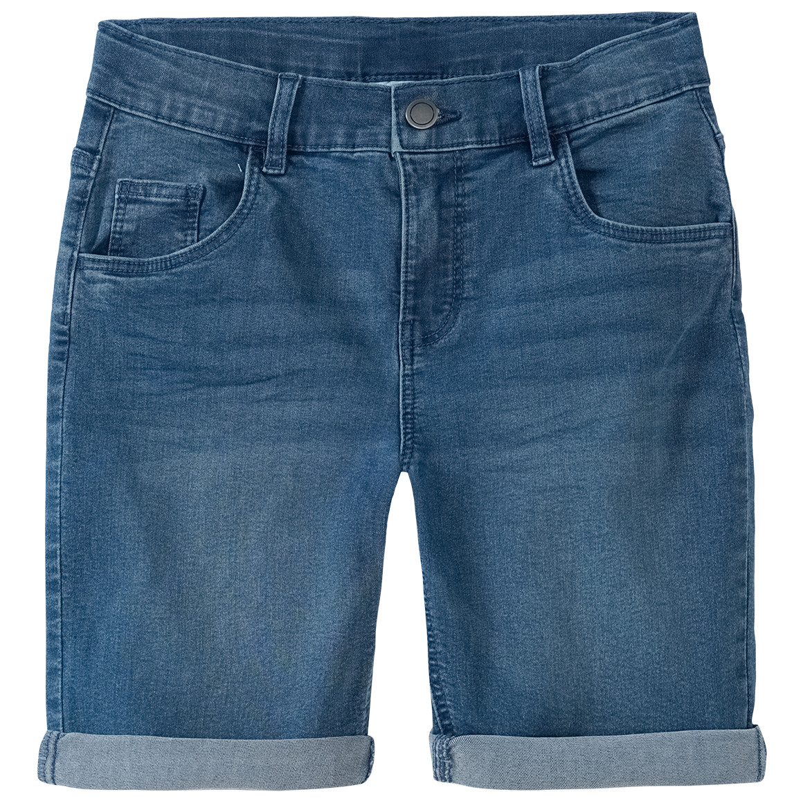3 Jungen Jeansshorts im Basic-Look