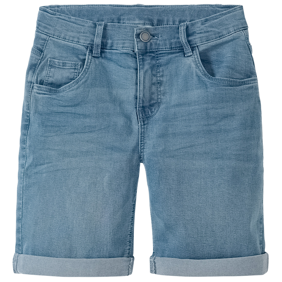 3 Jungen Jeansshorts im Basic-Look