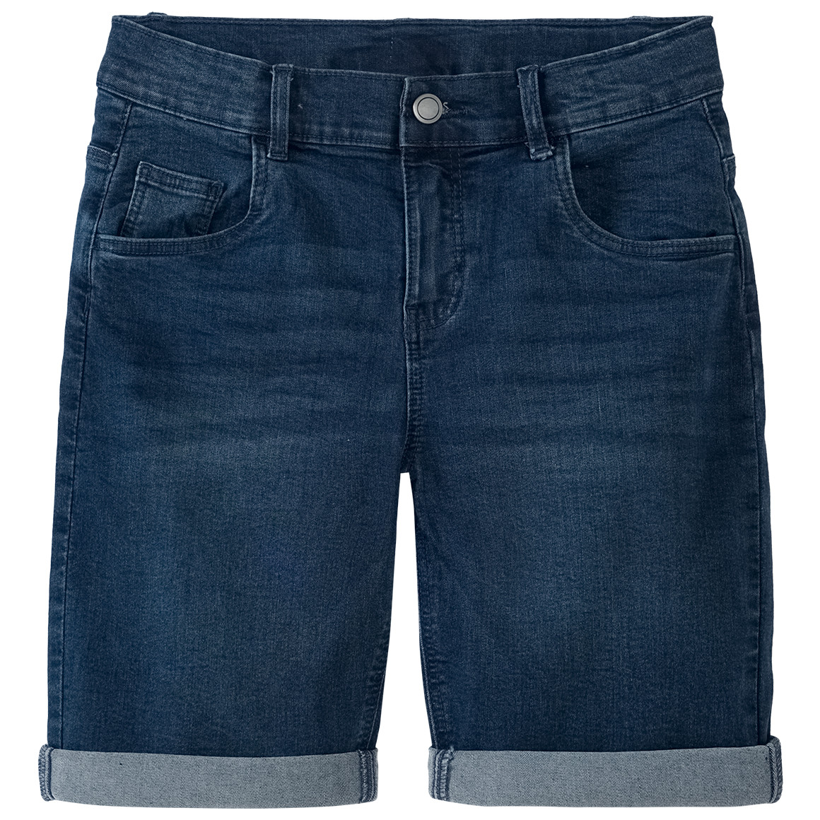 3 Jungen Jeansshorts im Basic-Look