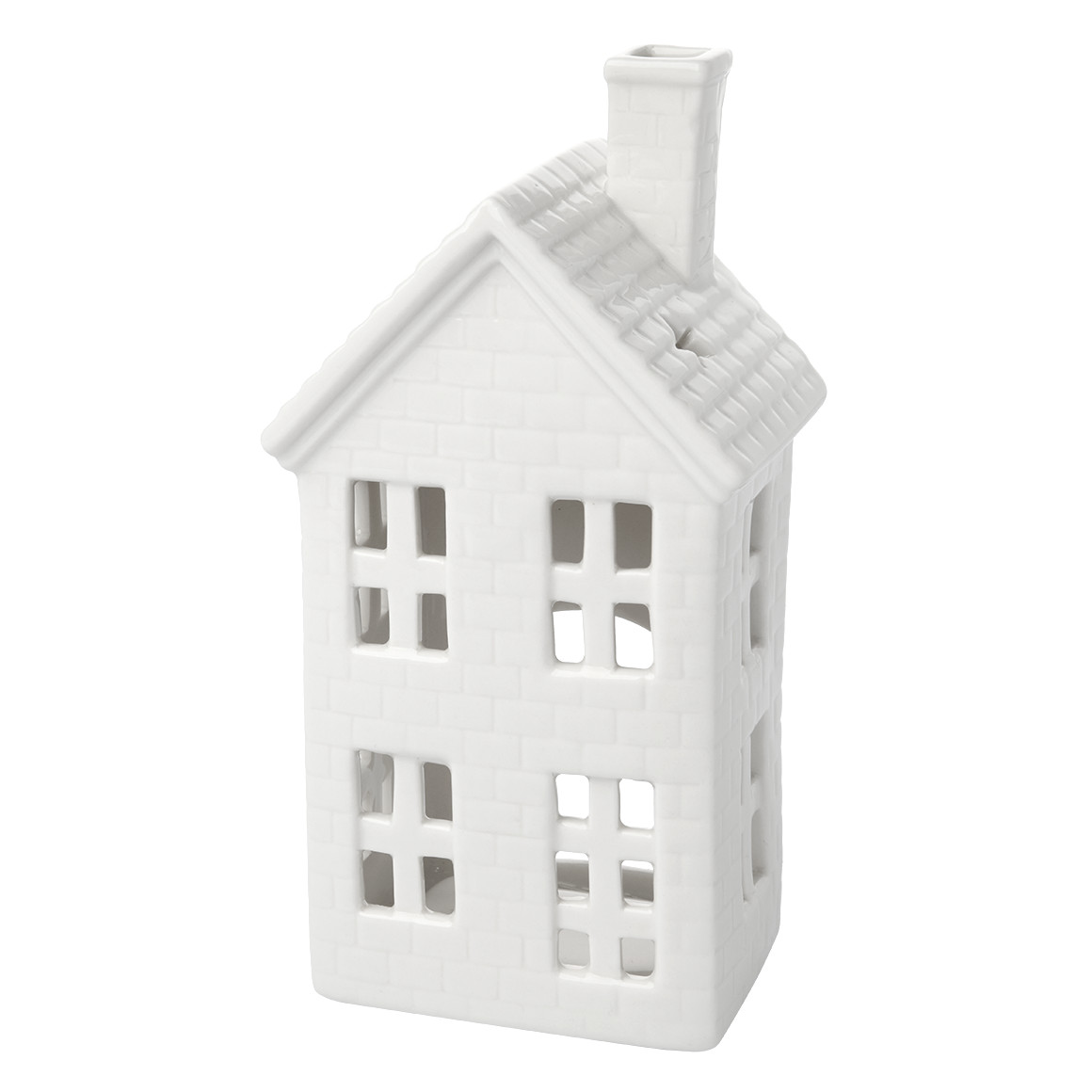 Groot decoratief huis van keramiek