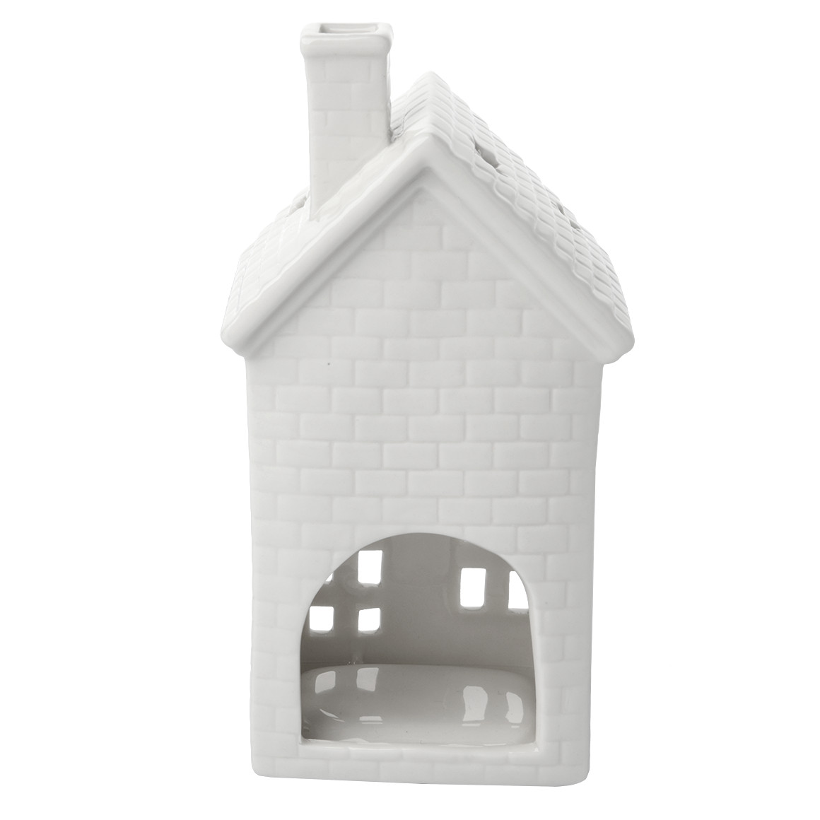 Groot decoratief huis van keramiek