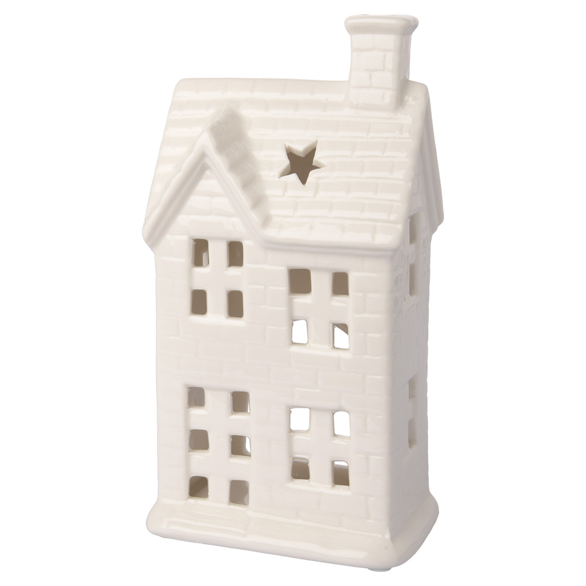 Groot decoratief huis van keramiek