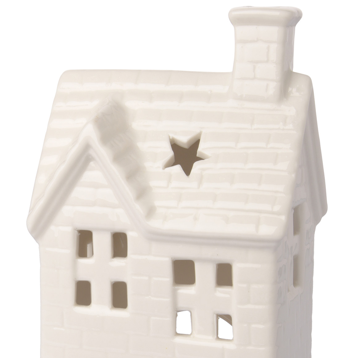 Groot decoratief huis van keramiek