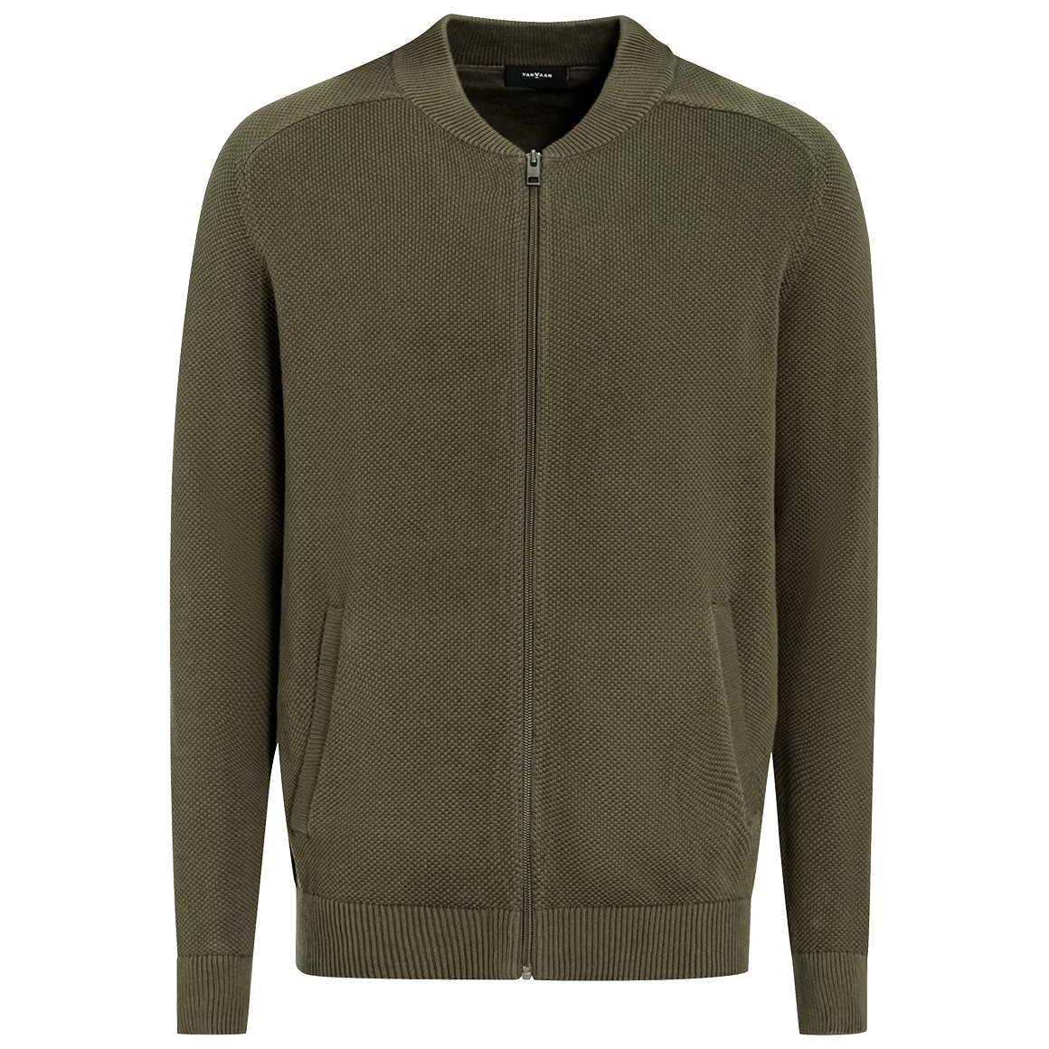 Herren Strickjacke mit Reißverschluss
