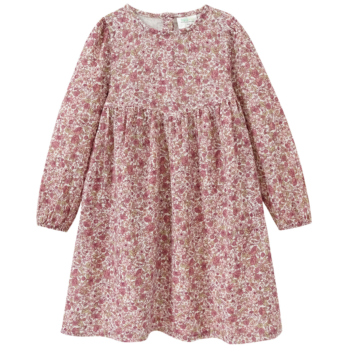 Mädchen Musselin-Kleid mit Blümchen
