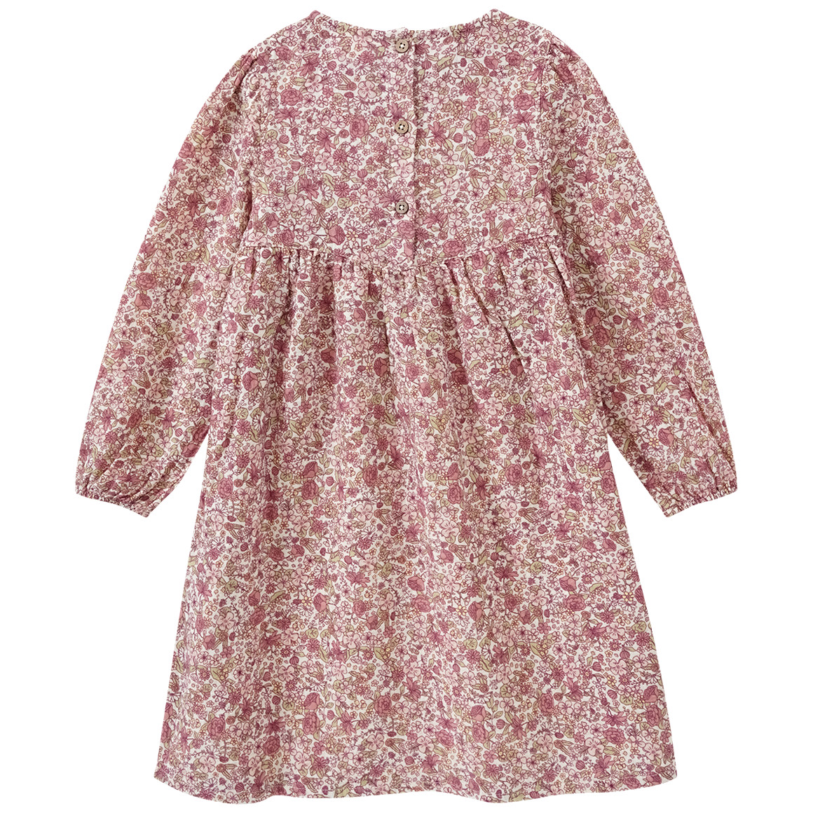 Mädchen Musselin-Kleid mit Blümchen