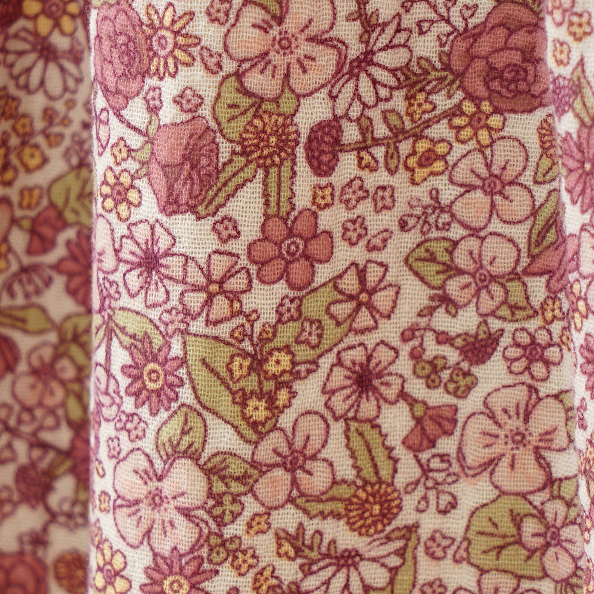 Mädchen Musselin-Kleid mit Blümchen