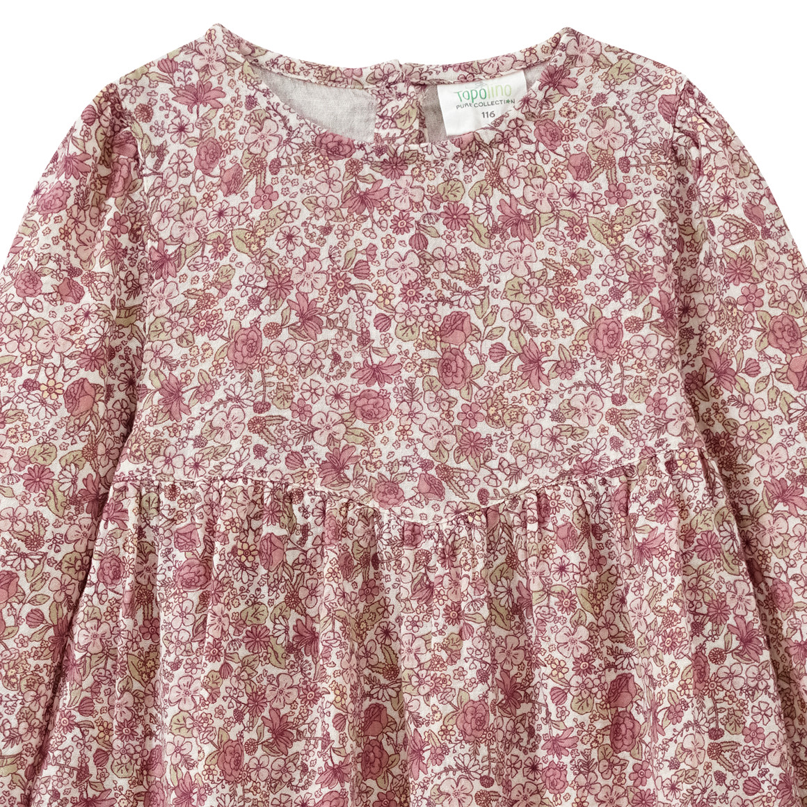 Mädchen Musselin-Kleid mit Blümchen