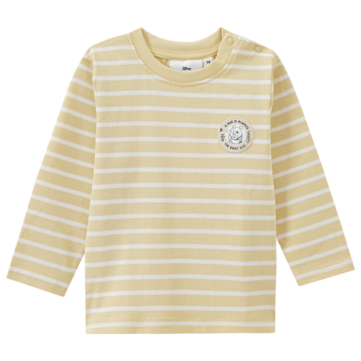 2 Winnie Puuh Langarmshirts aus Bio-Baumwolle