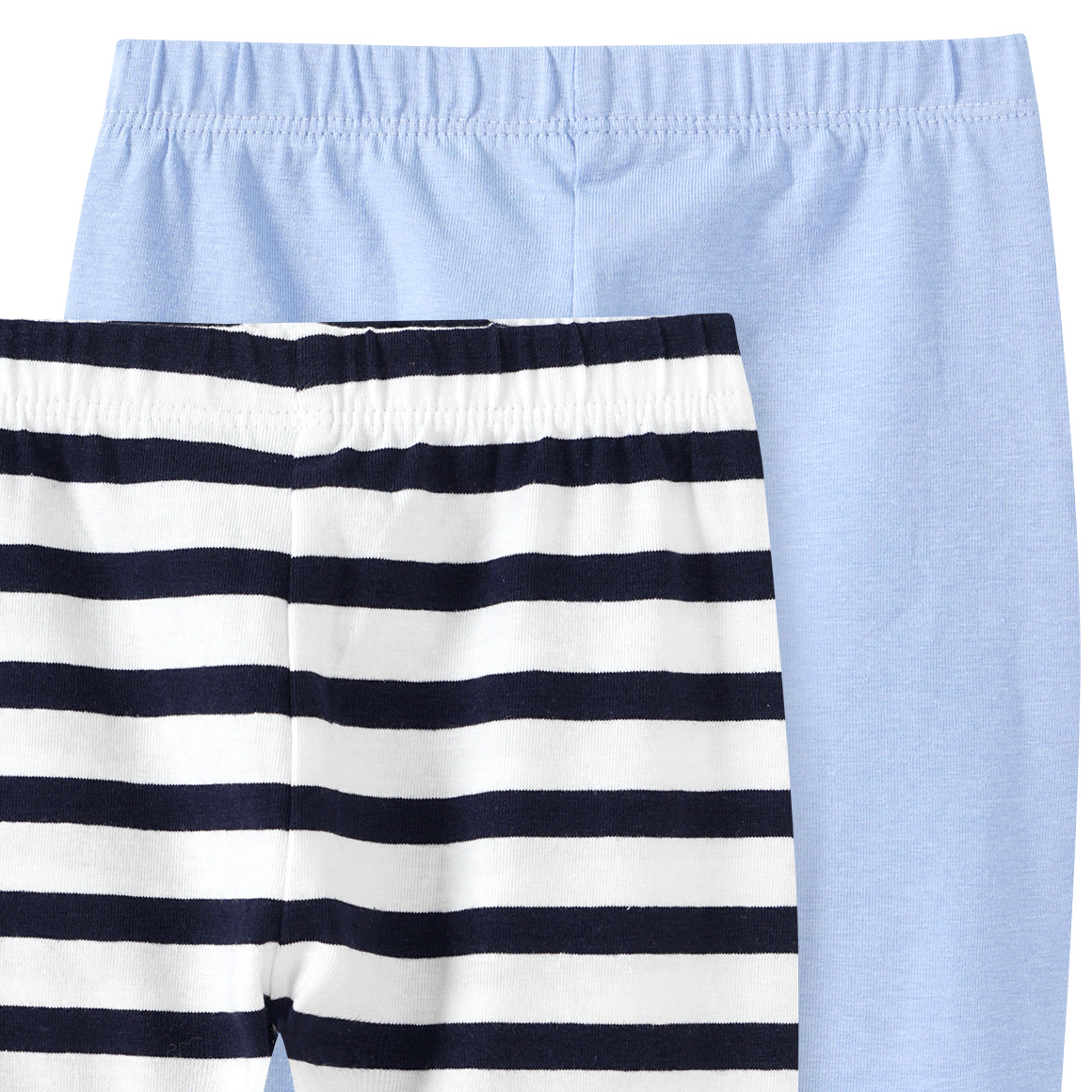 2 Baby Capri-Leggings im Basic-Look