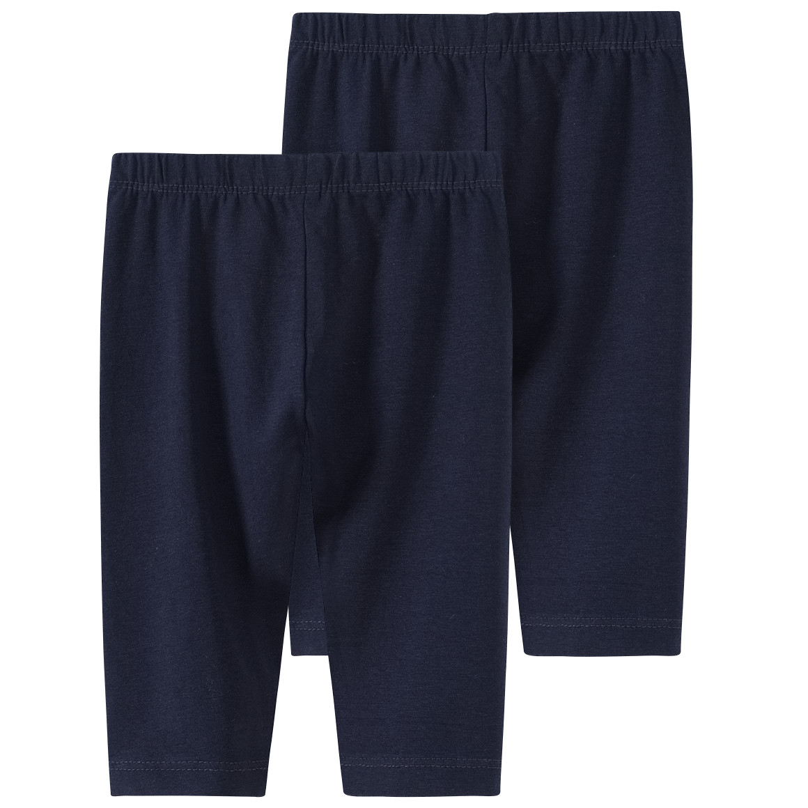 2 Baby Capri-Leggings im Basic-Look