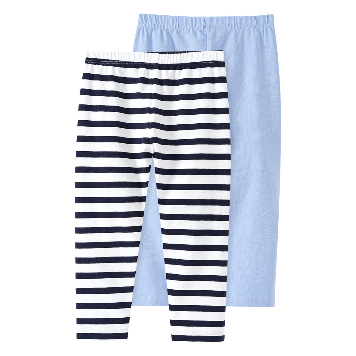 2 Mädchen Capri-Leggings im Basic-Look