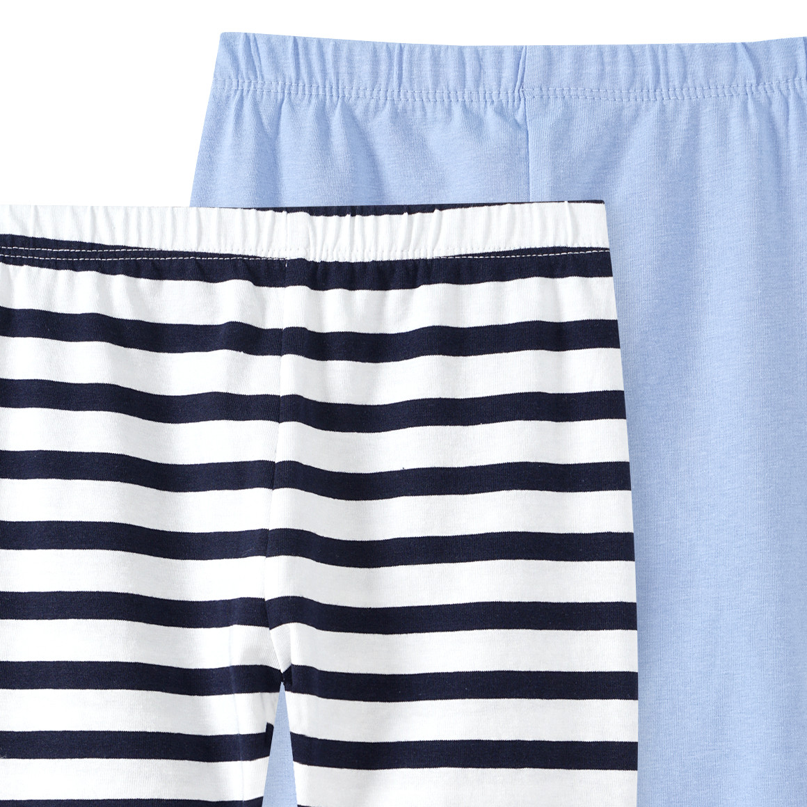 2 Mädchen Capri-Leggings im Basic-Look