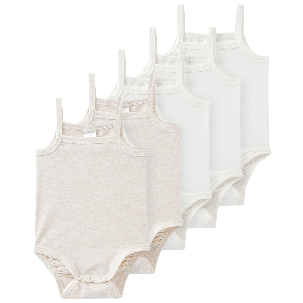 5 Baby Bodys in verschiedenen Farben