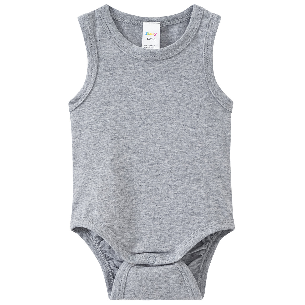 5 baby rompers in verschillende kleuren